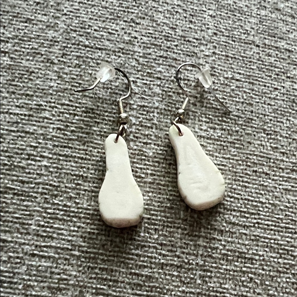 Elegant White Drop Earrings